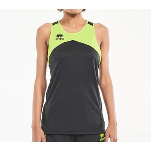 NWT ERREA Women Stefan Tank Top Tee Sleeveless Round Neck Black Green S